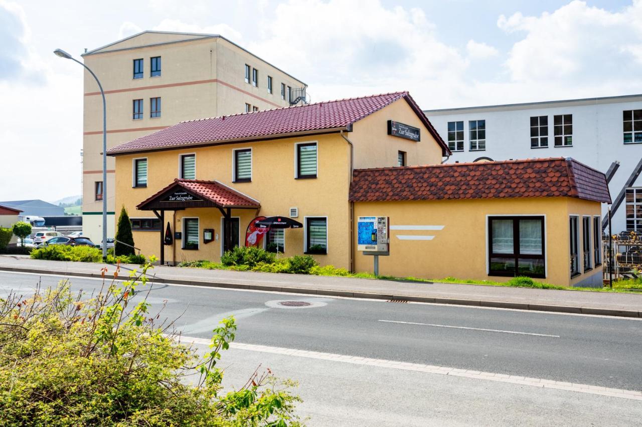 Pension & Gaststaette Zur Salzgrube 손더스하우젠 외부 사진